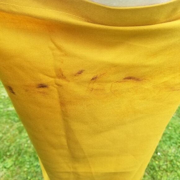 Authentic Vintage West African Handmade Buba Blouse and Iro Wrap Skirt Rainbow - Picture 6 of 6